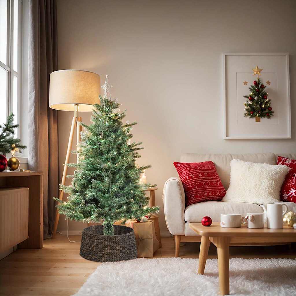 Christmas Tree Collar Round Black 60 x 60 x 22 cm