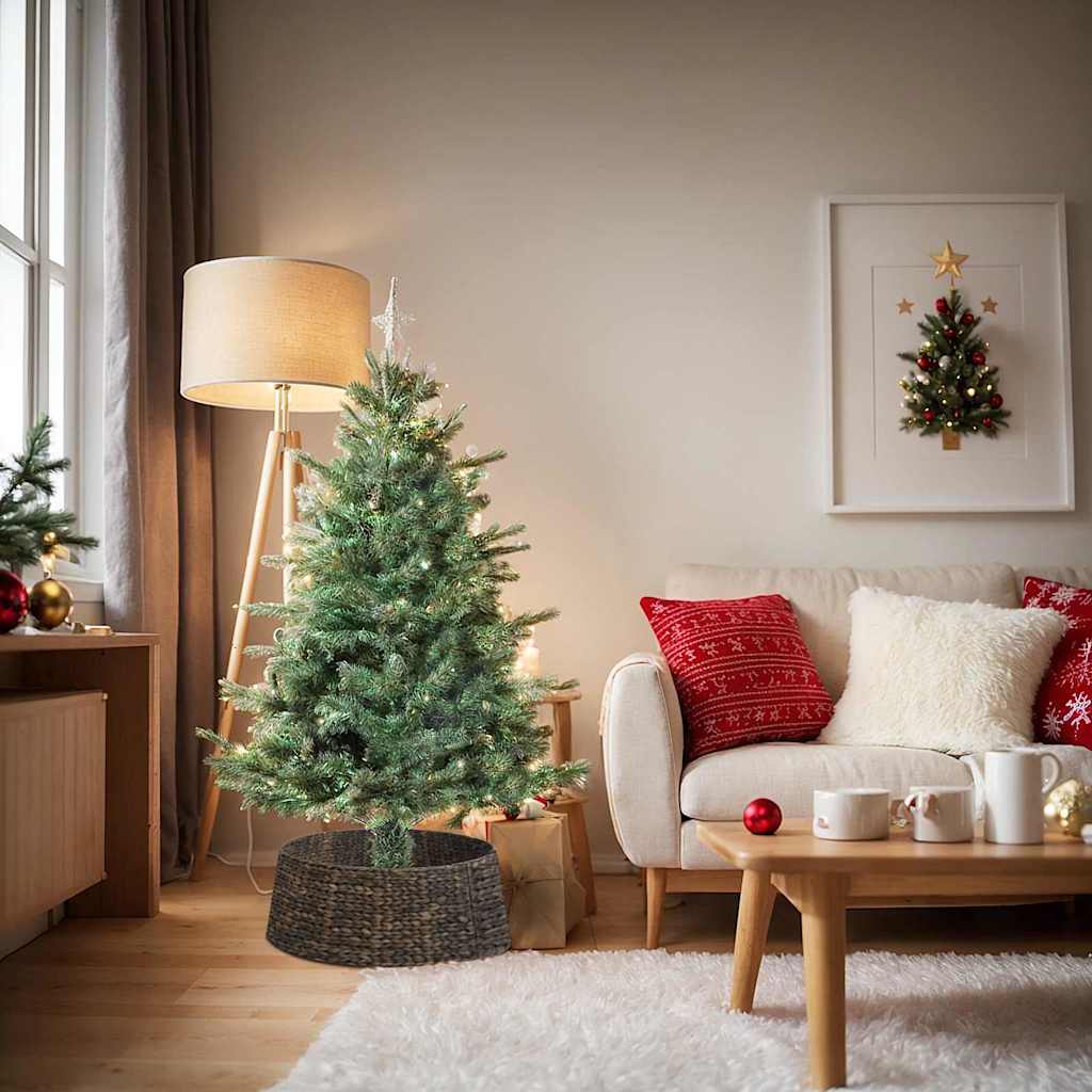Christmas Tree Collar Round Black Dia. 75 x 25 cm