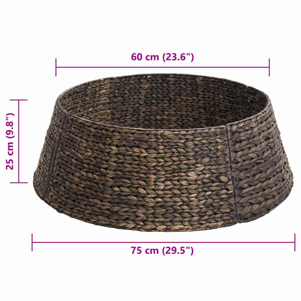 Christmas Tree Collar Round Black Dia. 75 x 25 cm