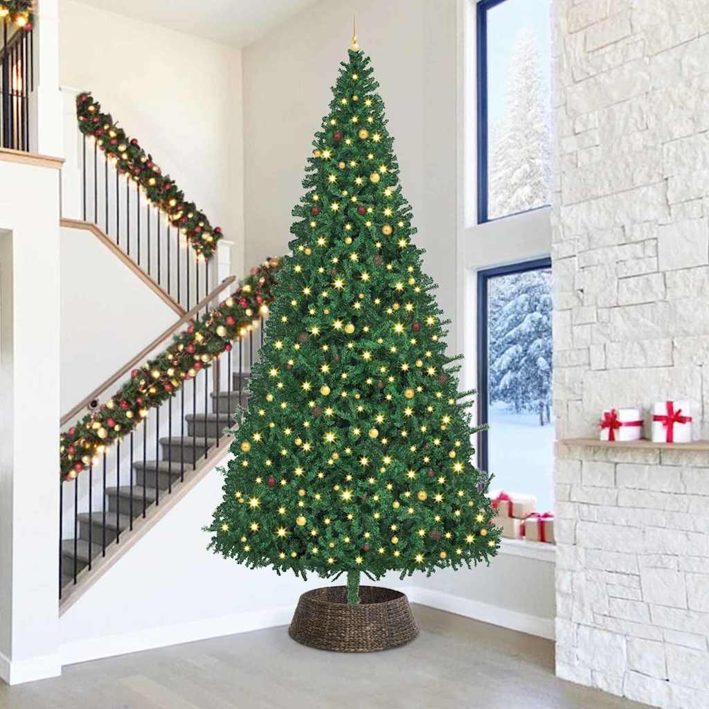 Christmas Tree Collar Round Black 90 x 90 x 28 cm