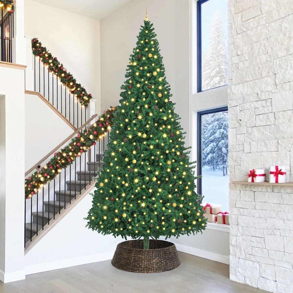 Christmas Tree Collar Round Black 105 x 105 x 28 cm