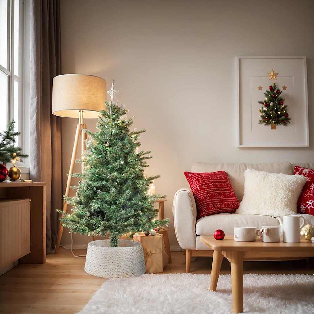 Christmas Tree Collar Round White 60 x 60 x 22 cm