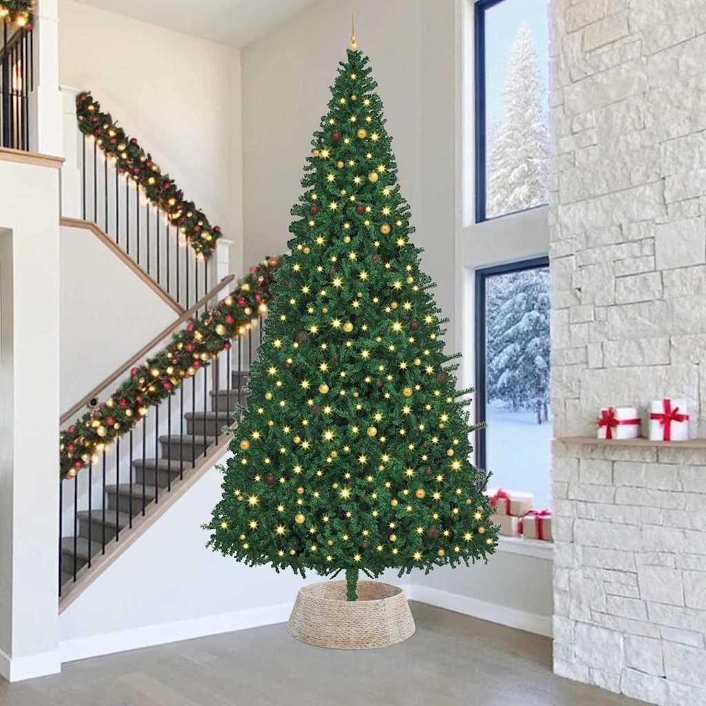 Christmas Tree Collar Round White 90 x 90 x 28 cm