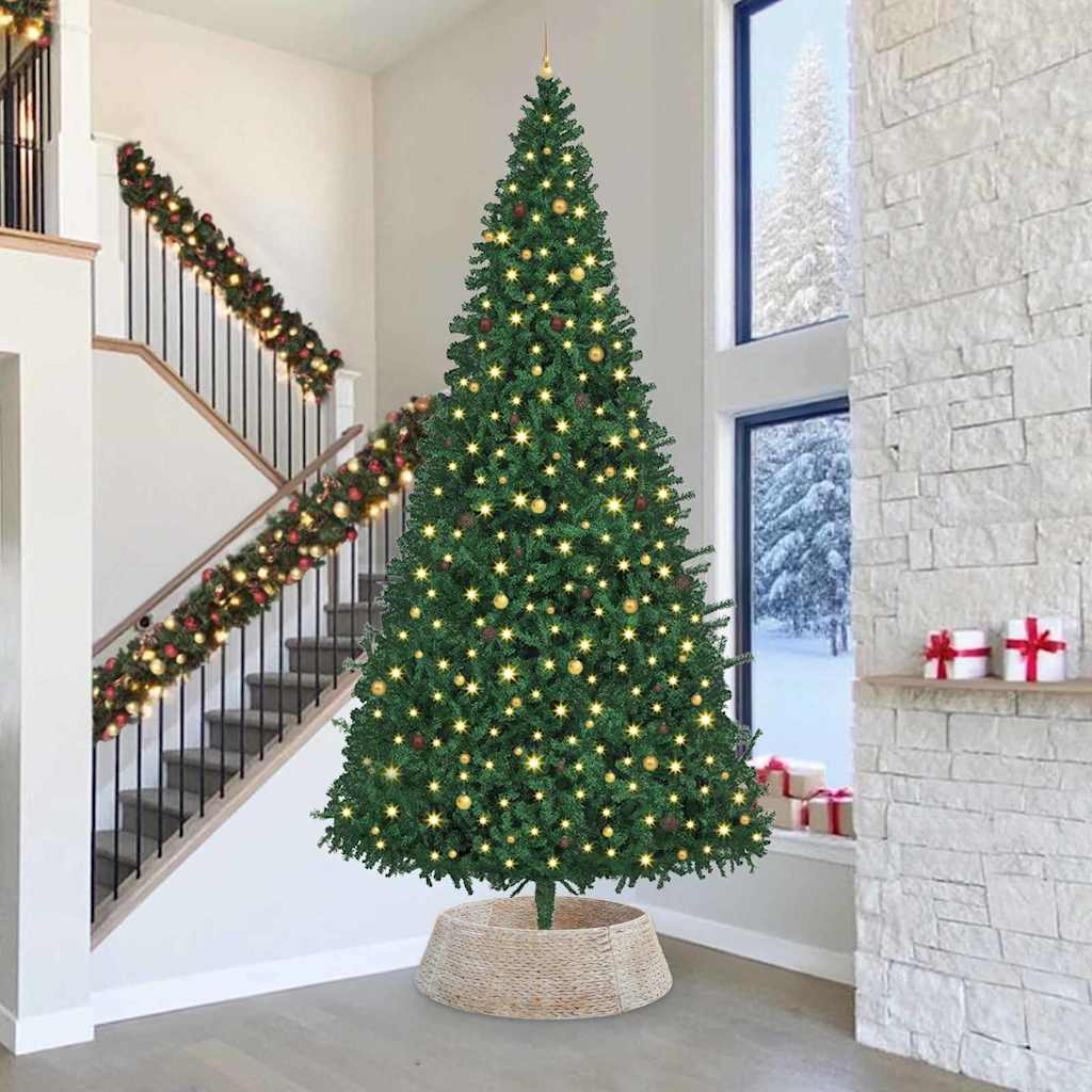 Christmas Tree Collar Round White 105 x 105 x 28 cm