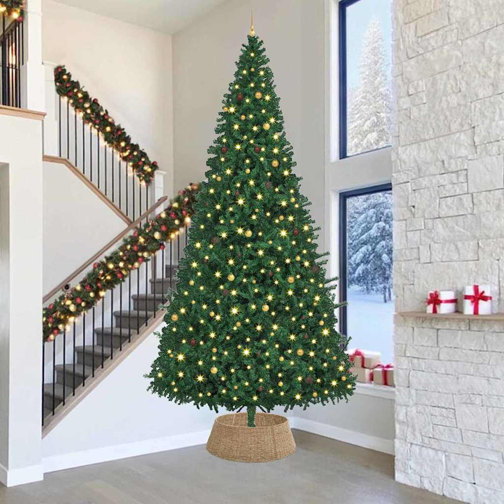 Christmas Tree Collar Round Natural 90 x 90 x 28 cm Seagrass
