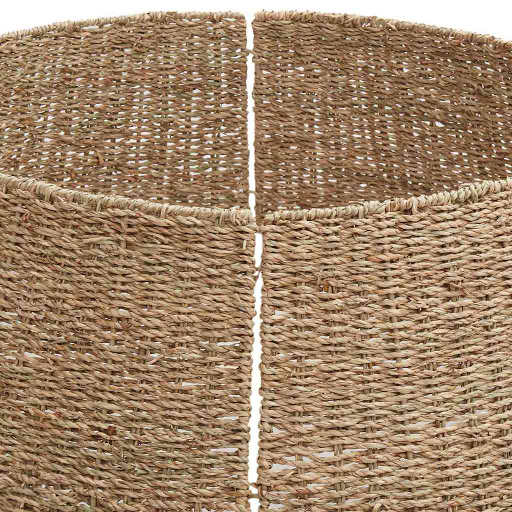 Christmas Tree Collar Round Natural 105 x 105 x 28 cm Seagrass