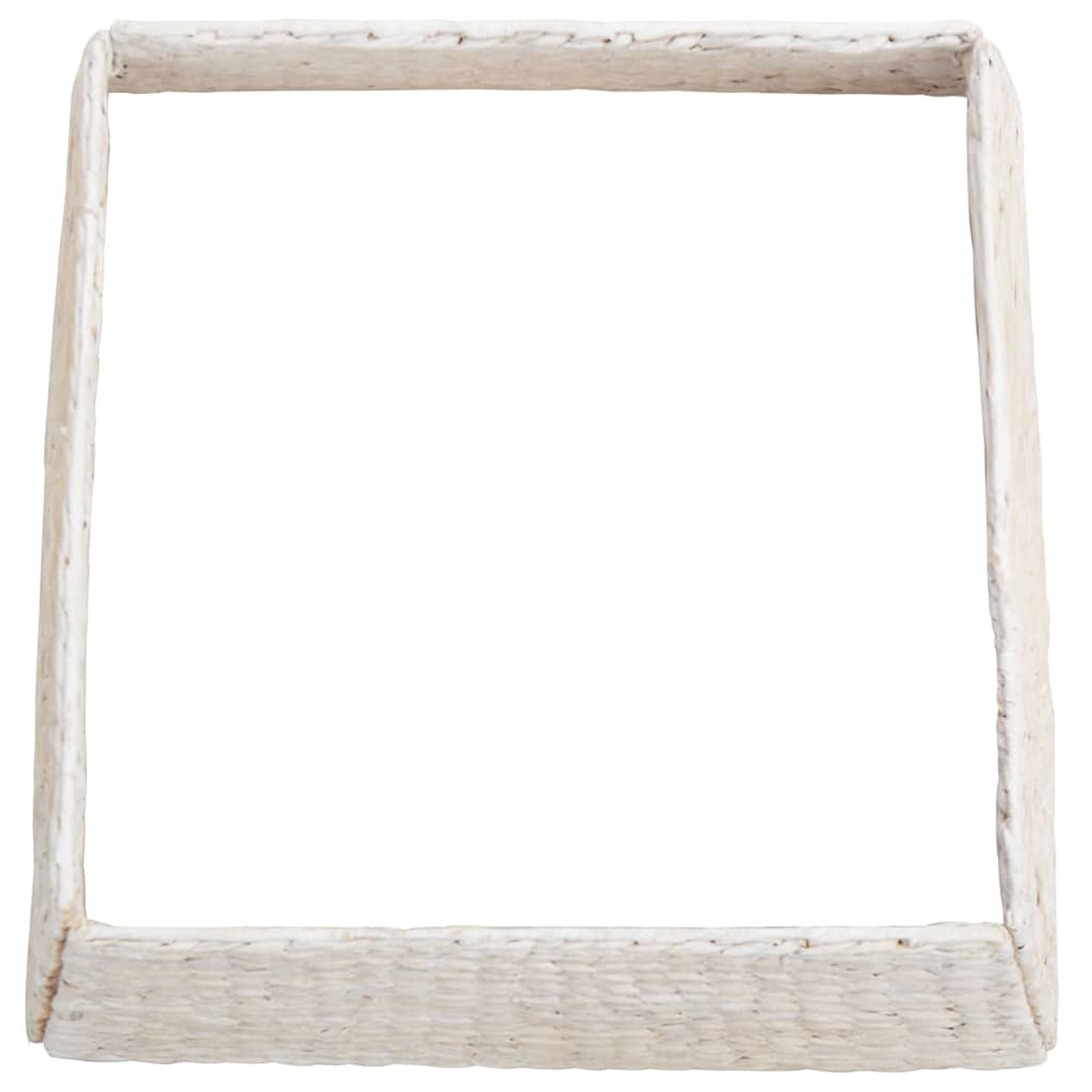 Christmas Tree Collar White 60 x 60 x 28 cm Water Hyacinth