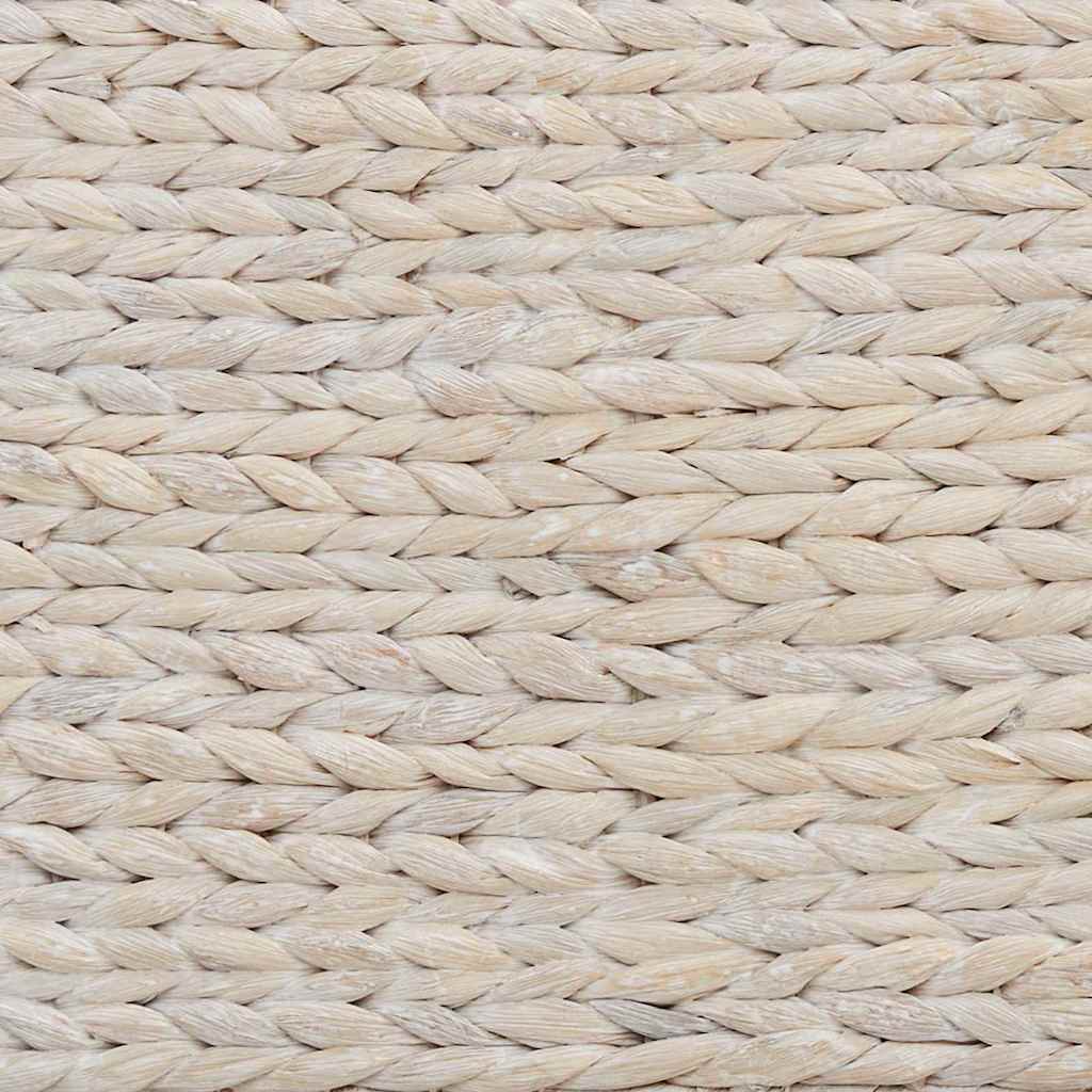Christmas Tree Collar White 70 x 70 x 28 cm Water hyacinth