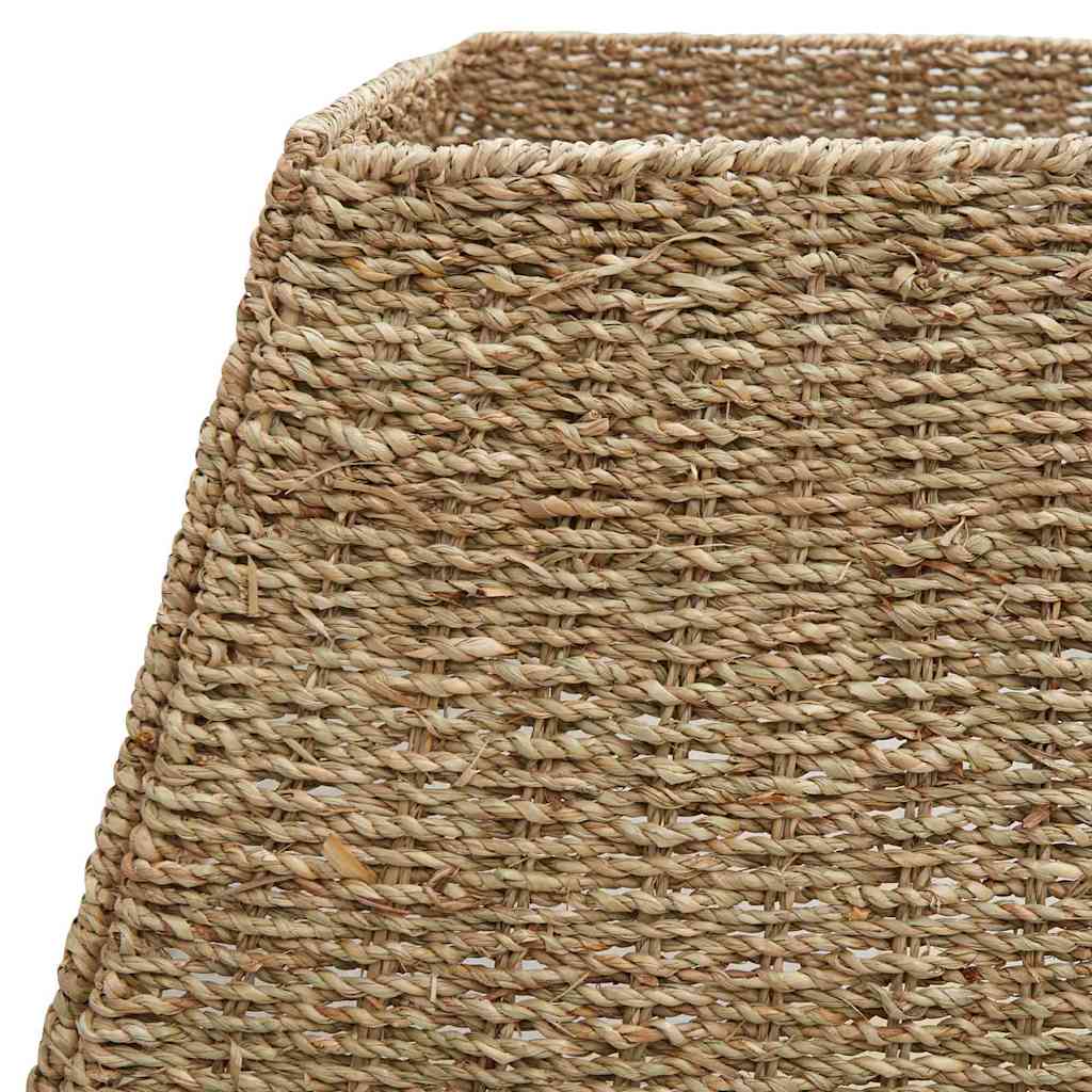 Christmas Tree Collar Square Brown 50 x 50 x 25 cm Seagrass