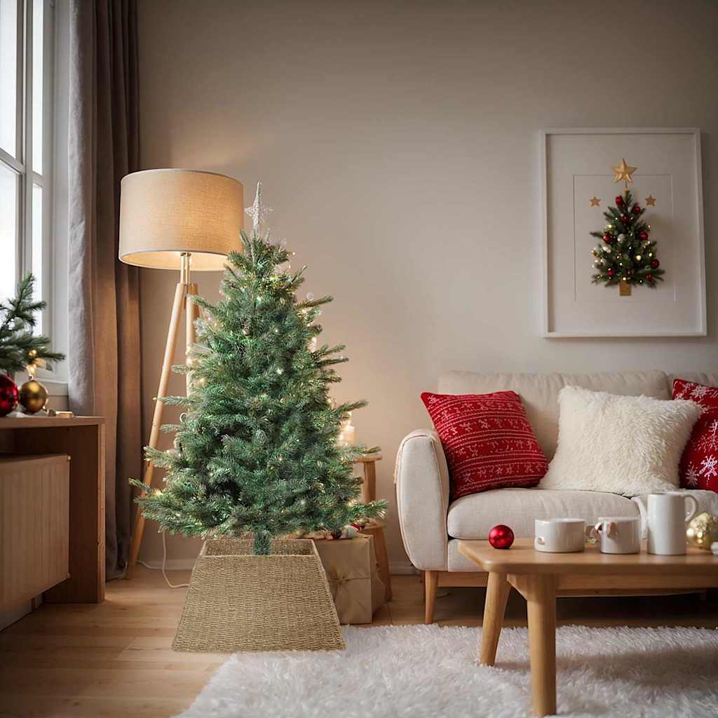 Christmas Tree Collar Square Brown 60 x 60 x 28 cm Seagrass