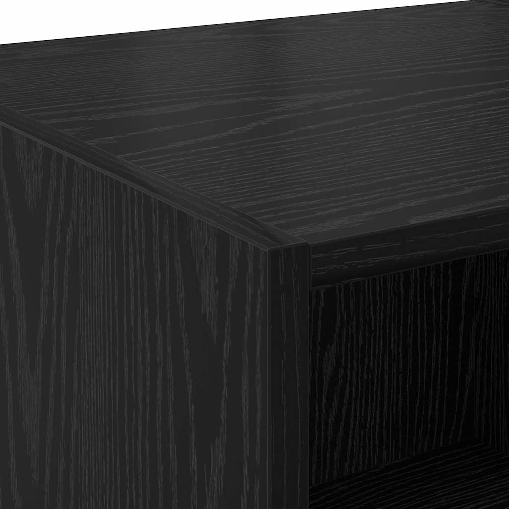 Highboard Black Oak 40 x 42.5 x 185 cm Engineered Wood