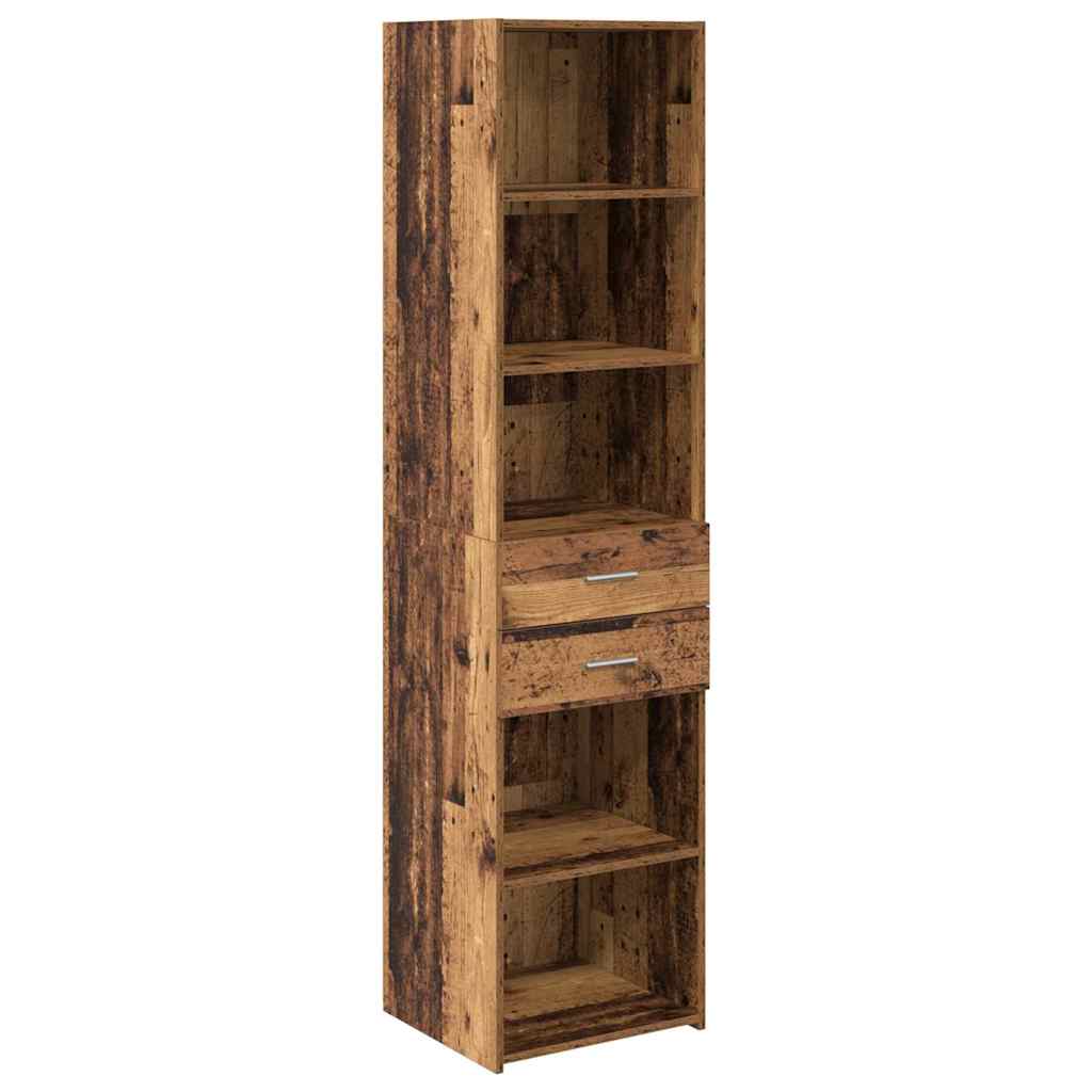 Highboard Old Wood 45 x 42.5 x 185 cm Engineered Wood