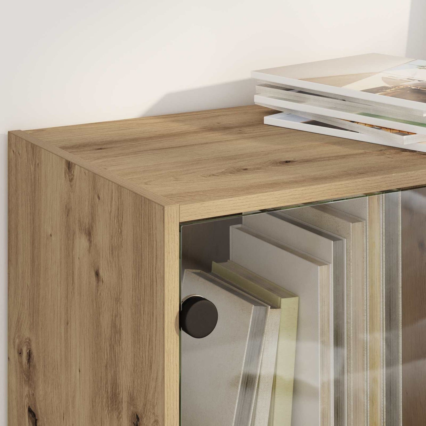 Highboard 2 pcs Artisan Oak 68 x 37 x 142 cm Engineered Wood