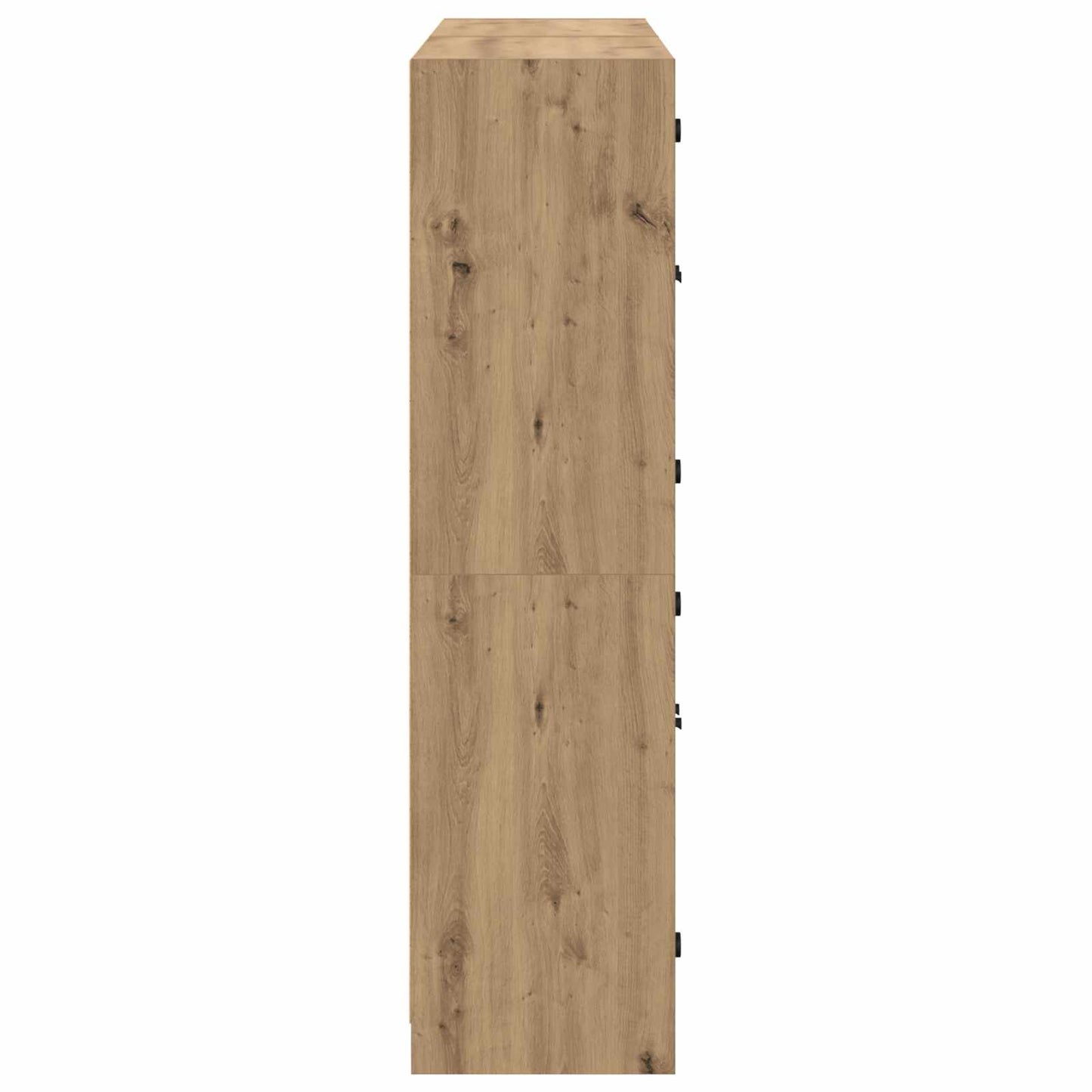 Highboard 2 pcs Artisan Oak 68 x 37 x 142 cm Engineered Wood