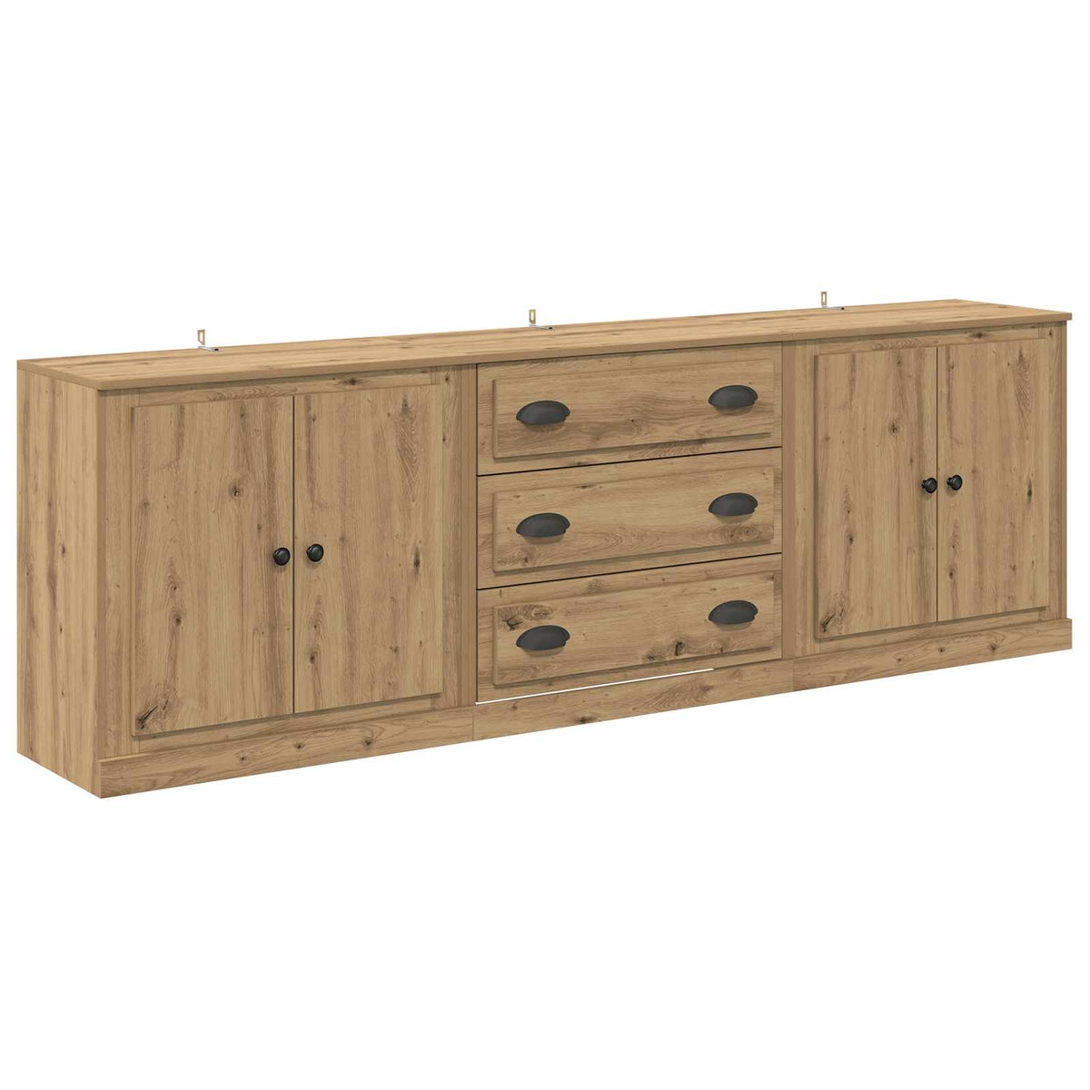 Sideboards 3 pcs Artisan Oak 210 x 35.5 x 67.5 cm