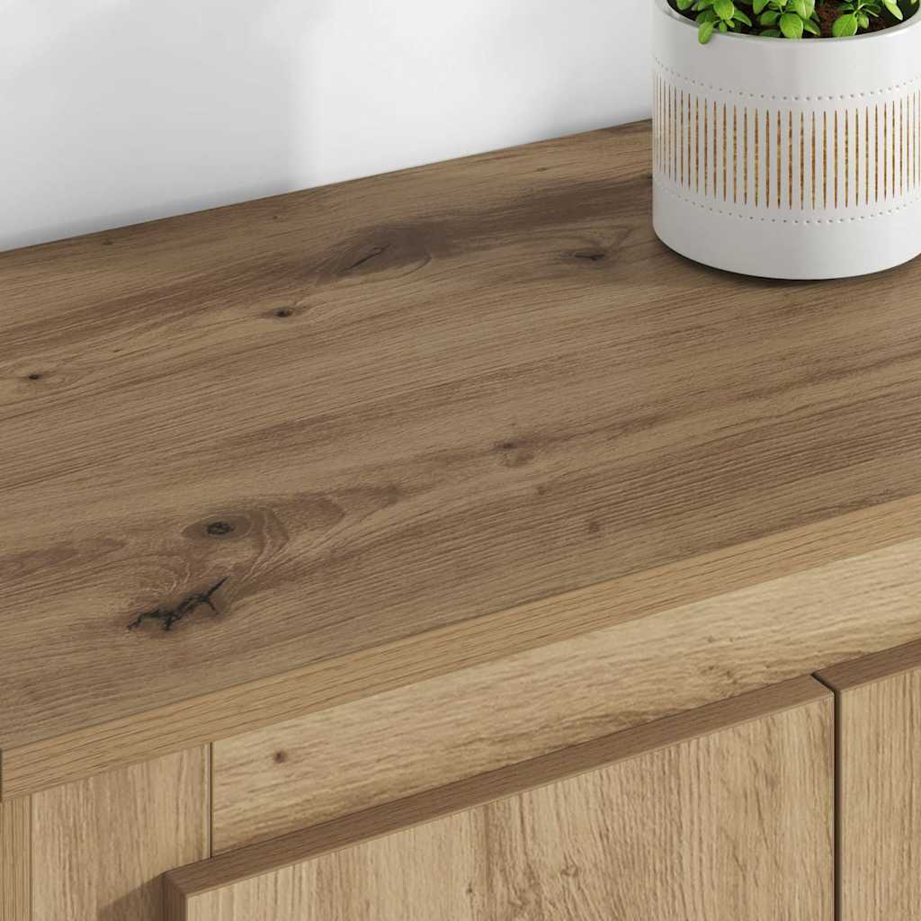 Highboard 3 pcs Artisan Oak 132 x 35.5 x 103.5 cm