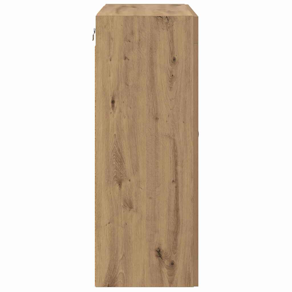 Wall Cabinets 2 pcs Artisan Oak 69.5 x 34 x 90 cm