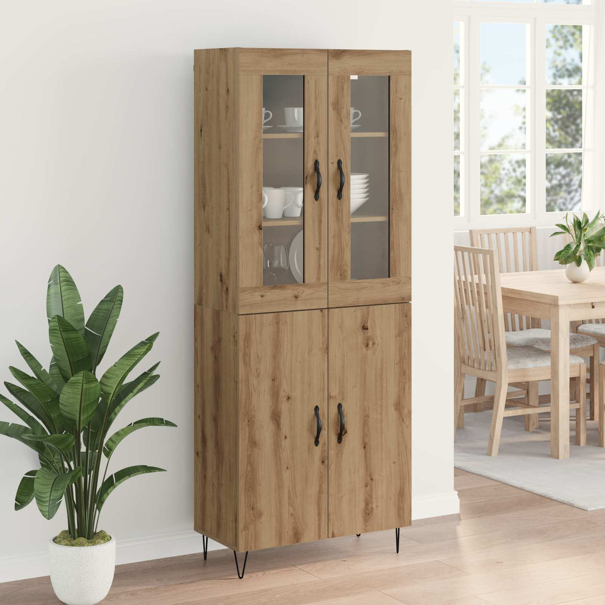 Highboard Artisan Oak 69.5 x 34 x 90 cm Engineered Wood