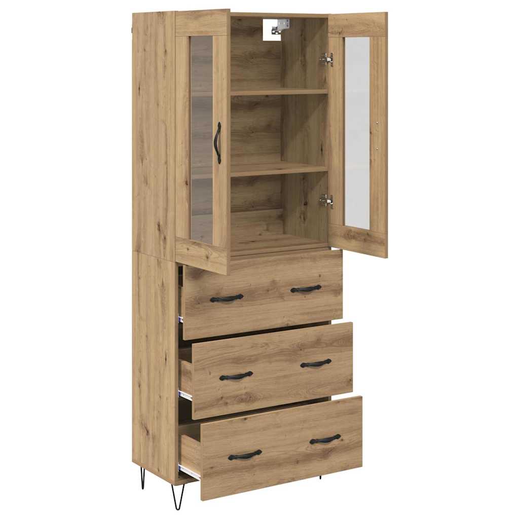 Highboard Artisan Oak 69.5 x 34 x 90 cm Engineered Wood