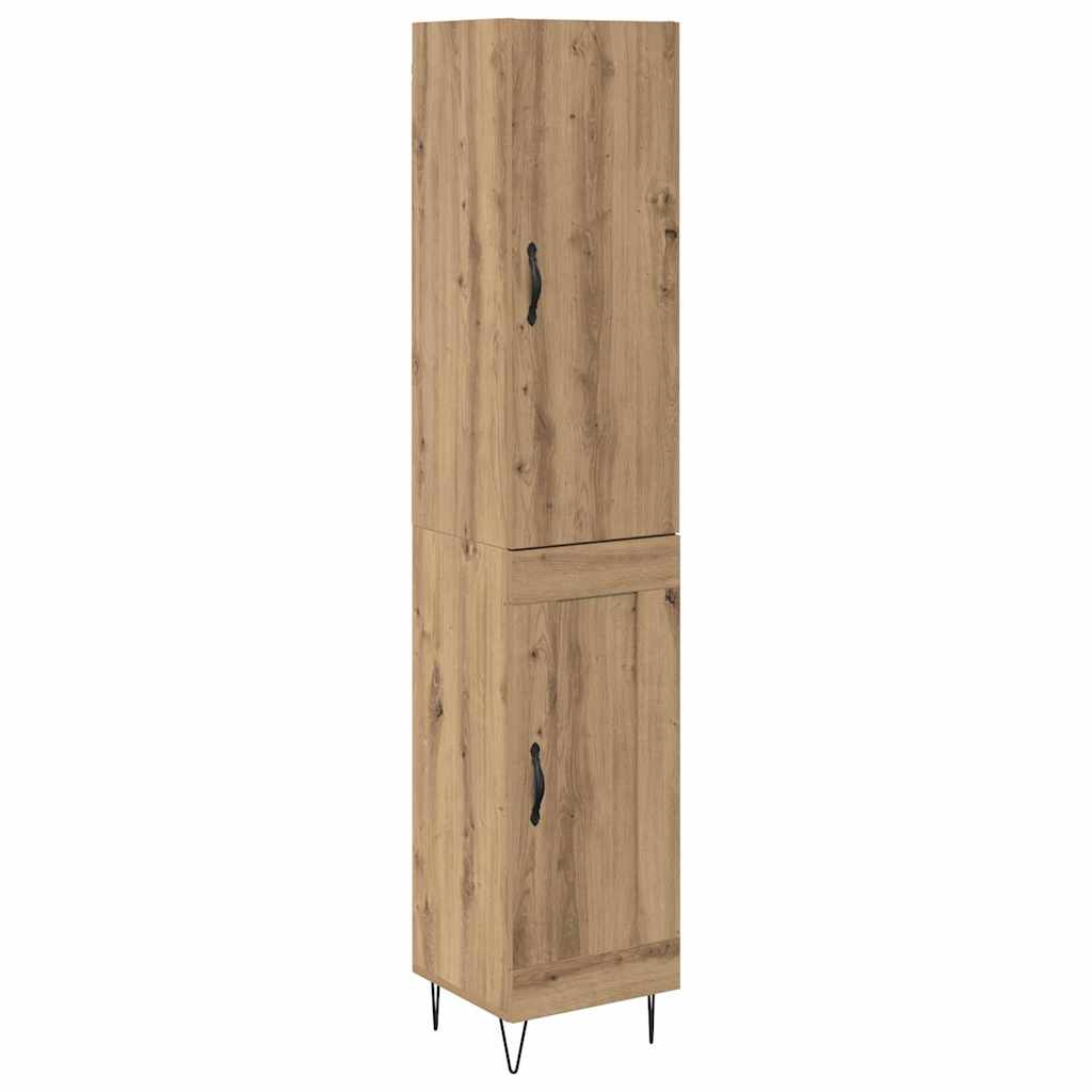 Highboard Artisan Oak 34.5 x 34 x 90 cm Engineered Wood