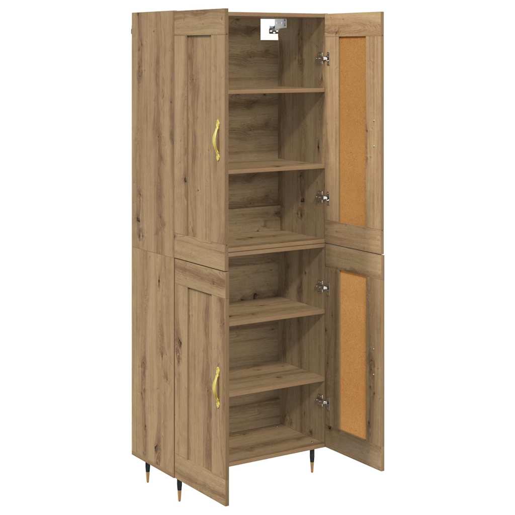 Highboard Artisan Oak 69.5 x 34 x 90 cm Engineered Wood