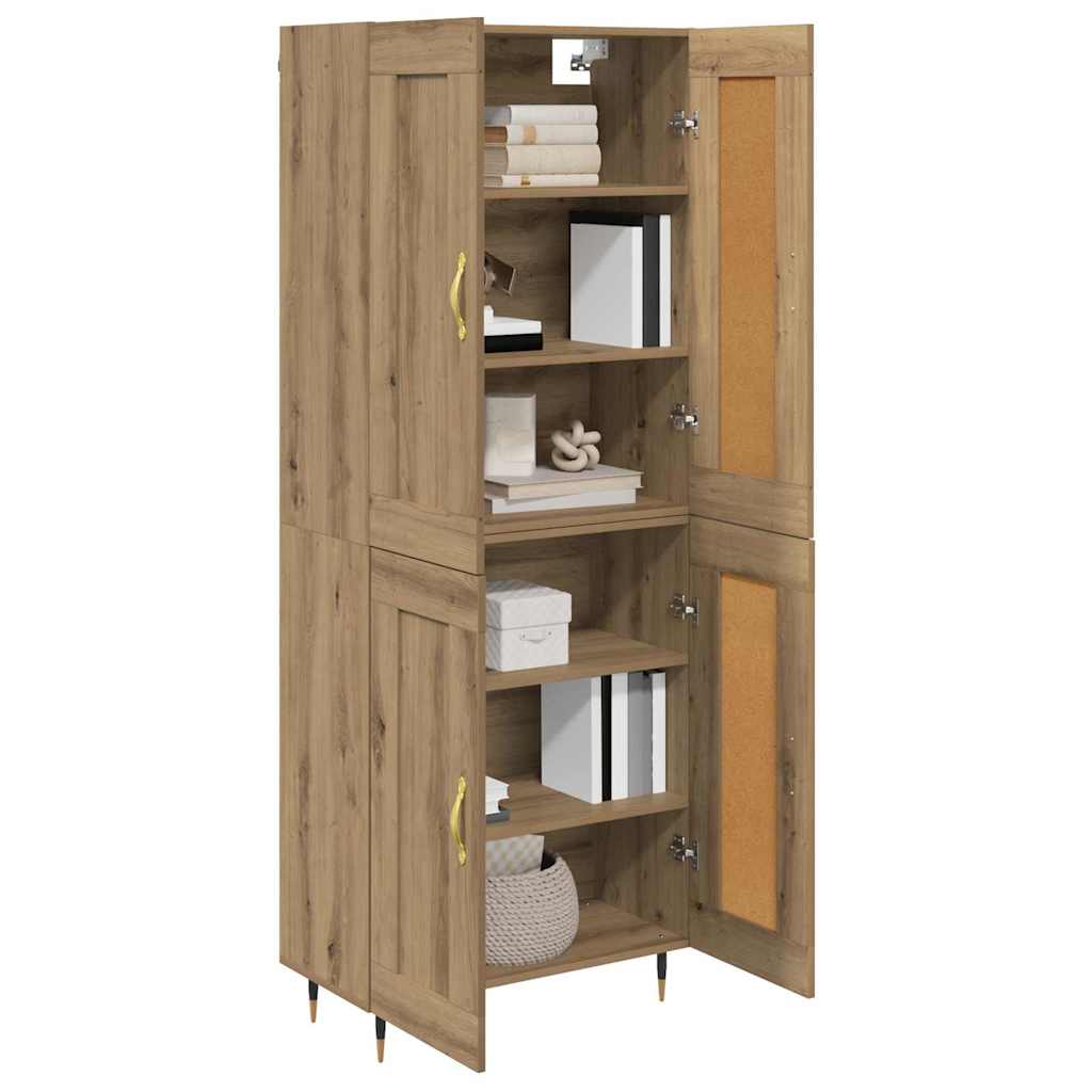 Highboard Artisan Oak 69.5 x 34 x 90 cm Engineered Wood