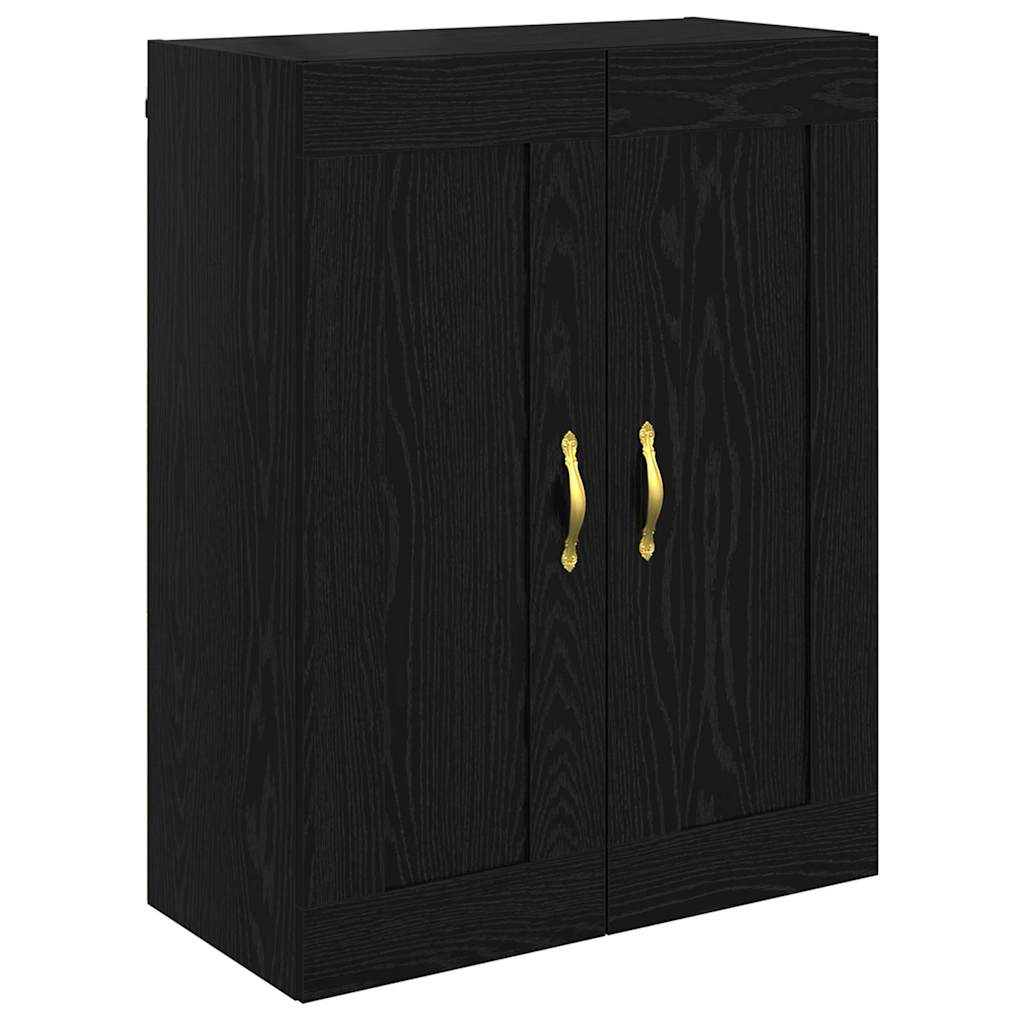Highboard Black Oak 69.5 x 34 x 90 cm Engineered Wood