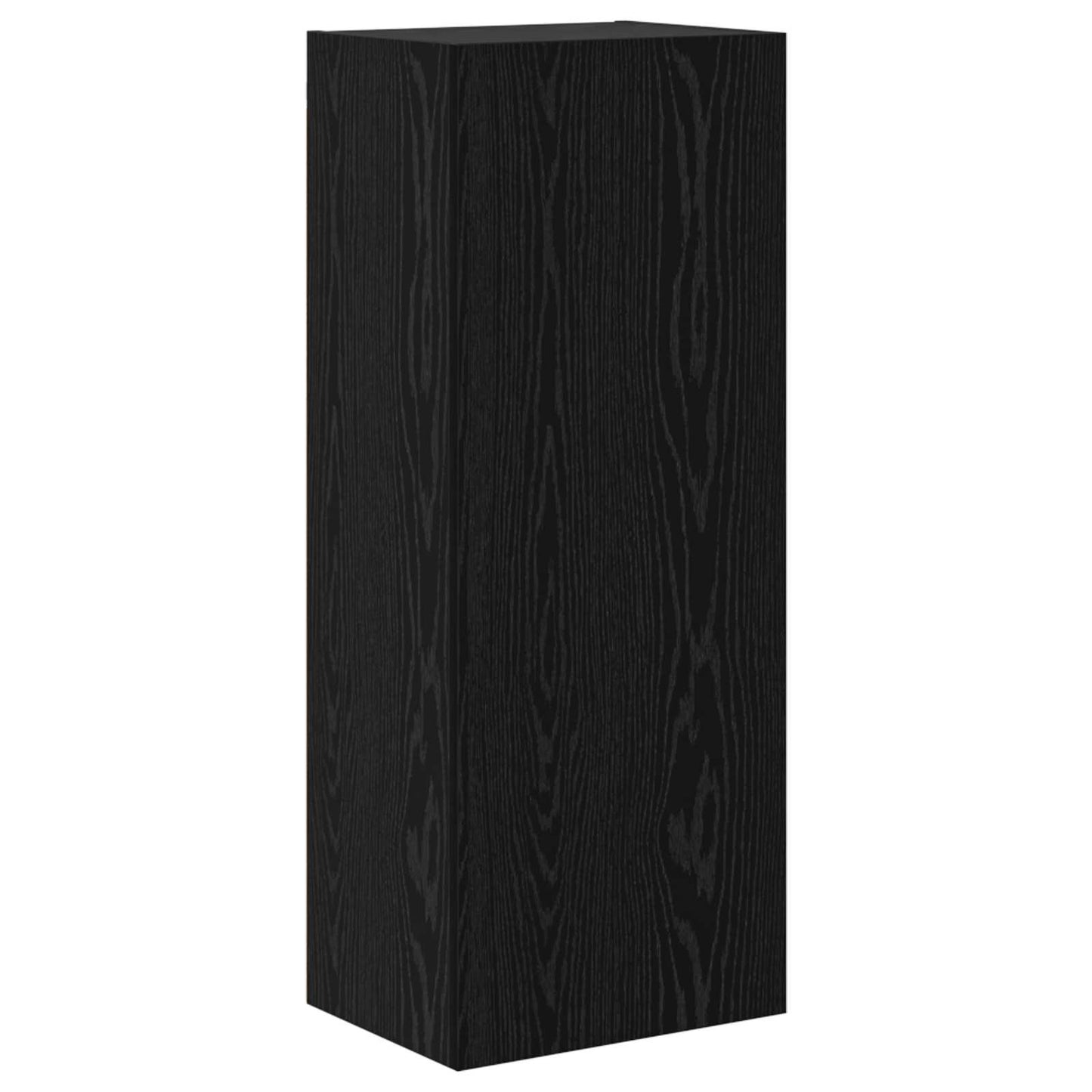 TV Wall Units 4 pcs Black Oak Engineered Wood