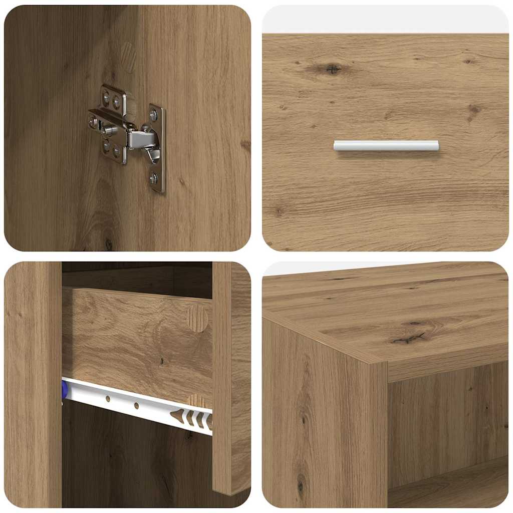 Highboard Artisan Oak 50 x 42.5 x 225 cm Engineered Wood