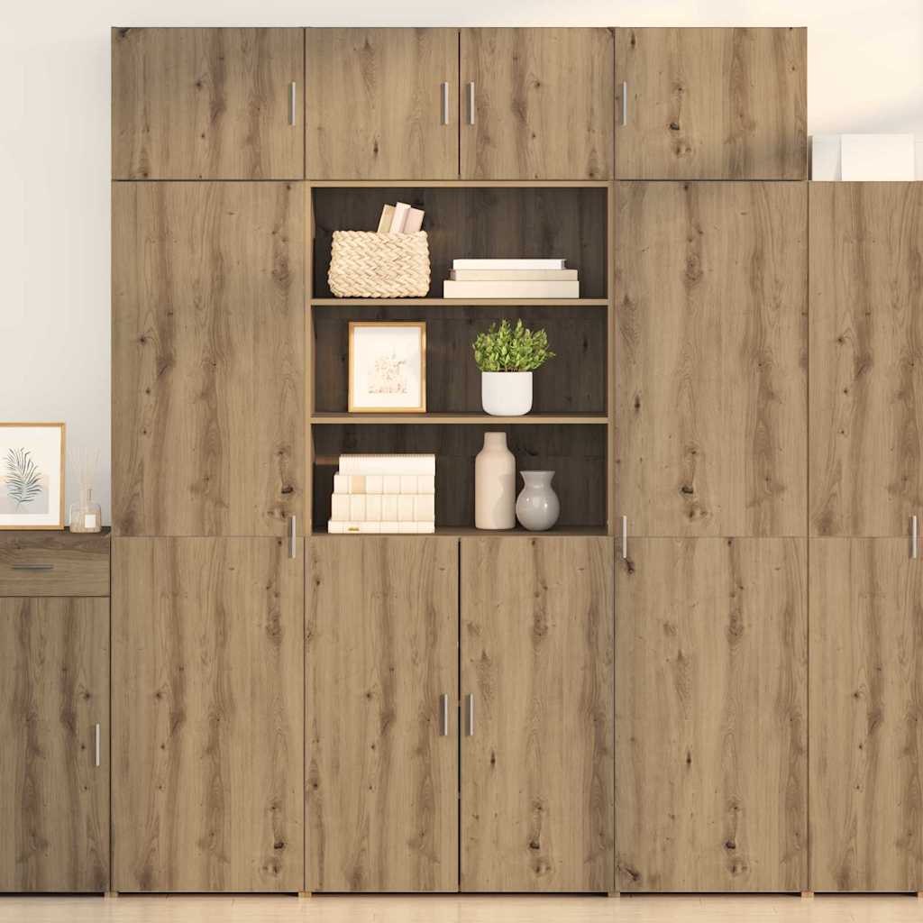 Storage Cabinet Artisan Oak 80 x 42.5 x 225 cm Engineered Wood