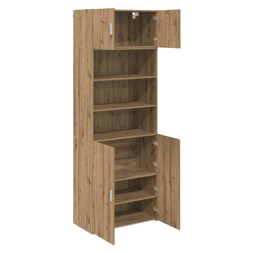 Storage Cabinet Artisan Oak 80 x 42.5 x 225 cm Engineered Wood