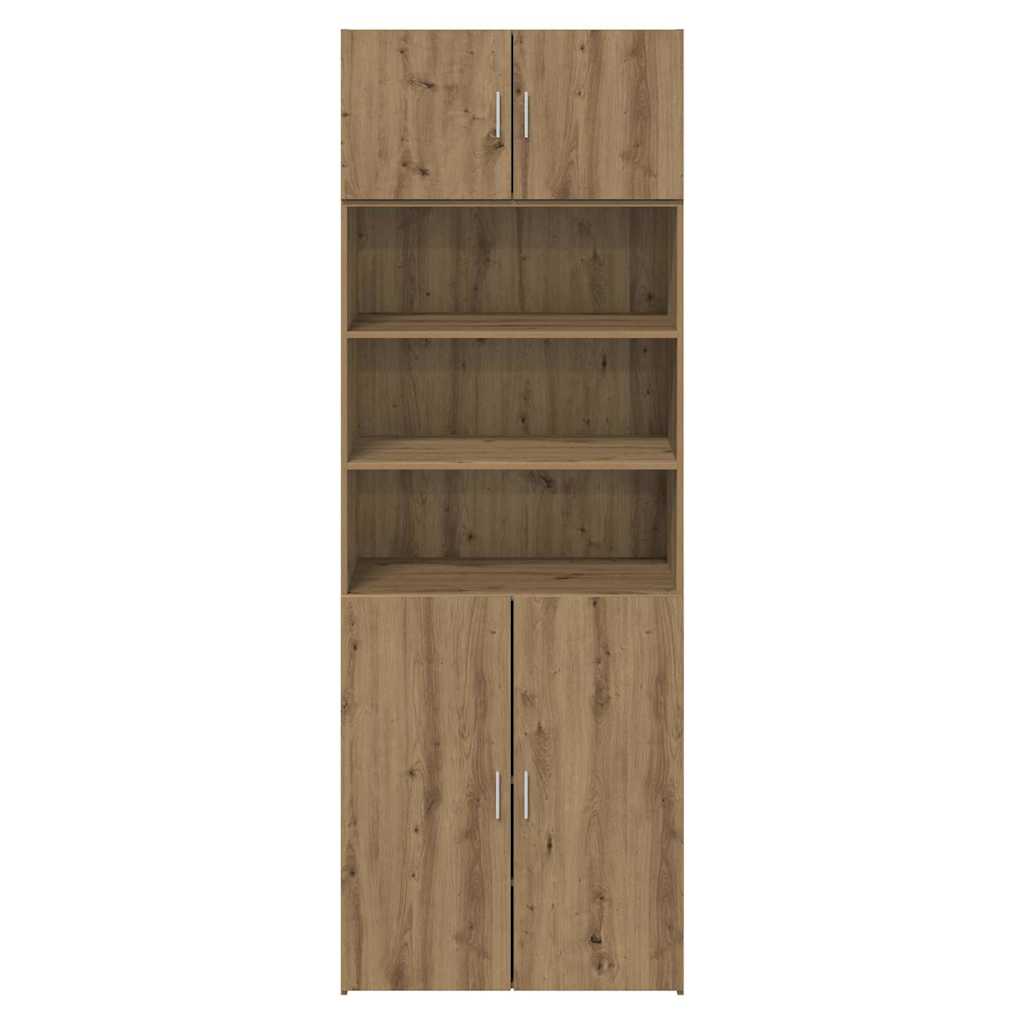 Storage Cabinet Artisan Oak 80 x 42.5 x 225 cm Engineered Wood