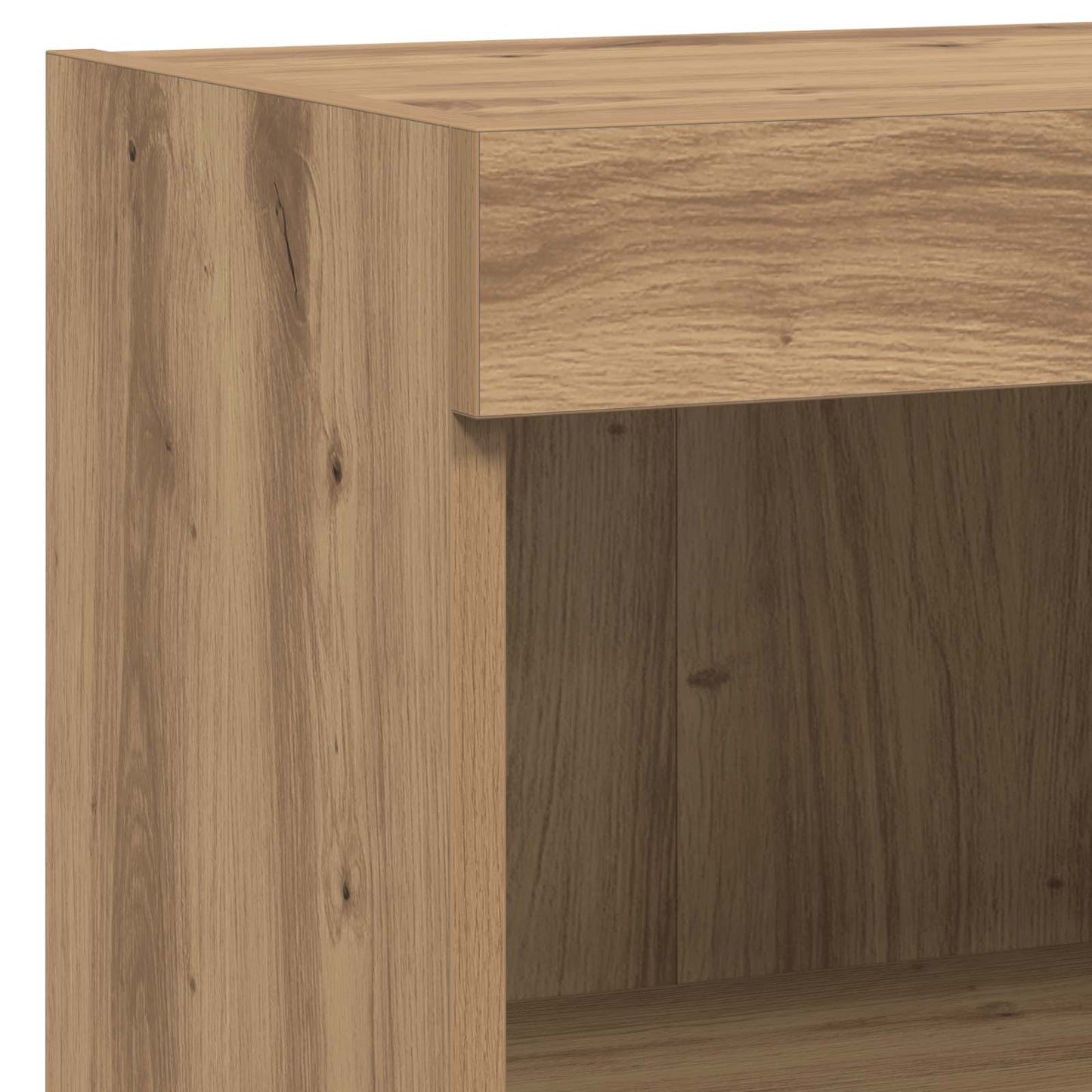 TV Wall Cabinets Wall-mounted 4 pcs Black Oak Engineered Wood