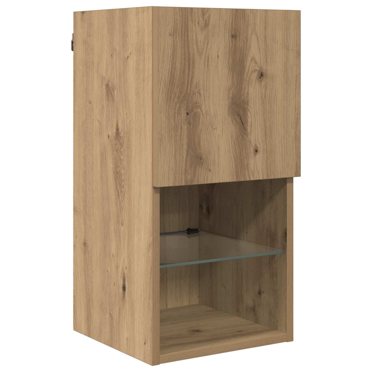 TV Wall Units with LED 6 pcs Artisan Oak Engineered Wood