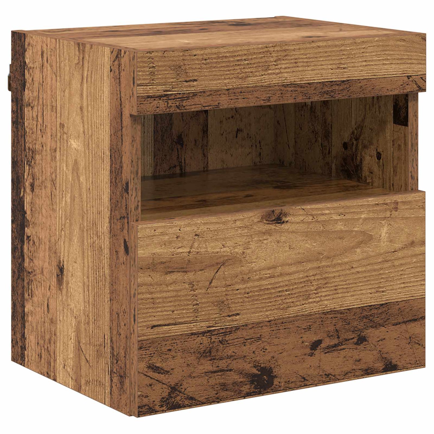 TV Wall Units Wall-mounted 6 pcs Old Wood Engineered Wood