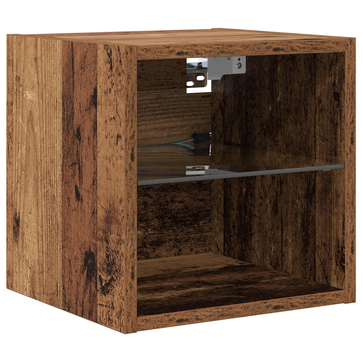 TV Wall Units Wall-mounted 6 pcs Old Wood Engineered Wood