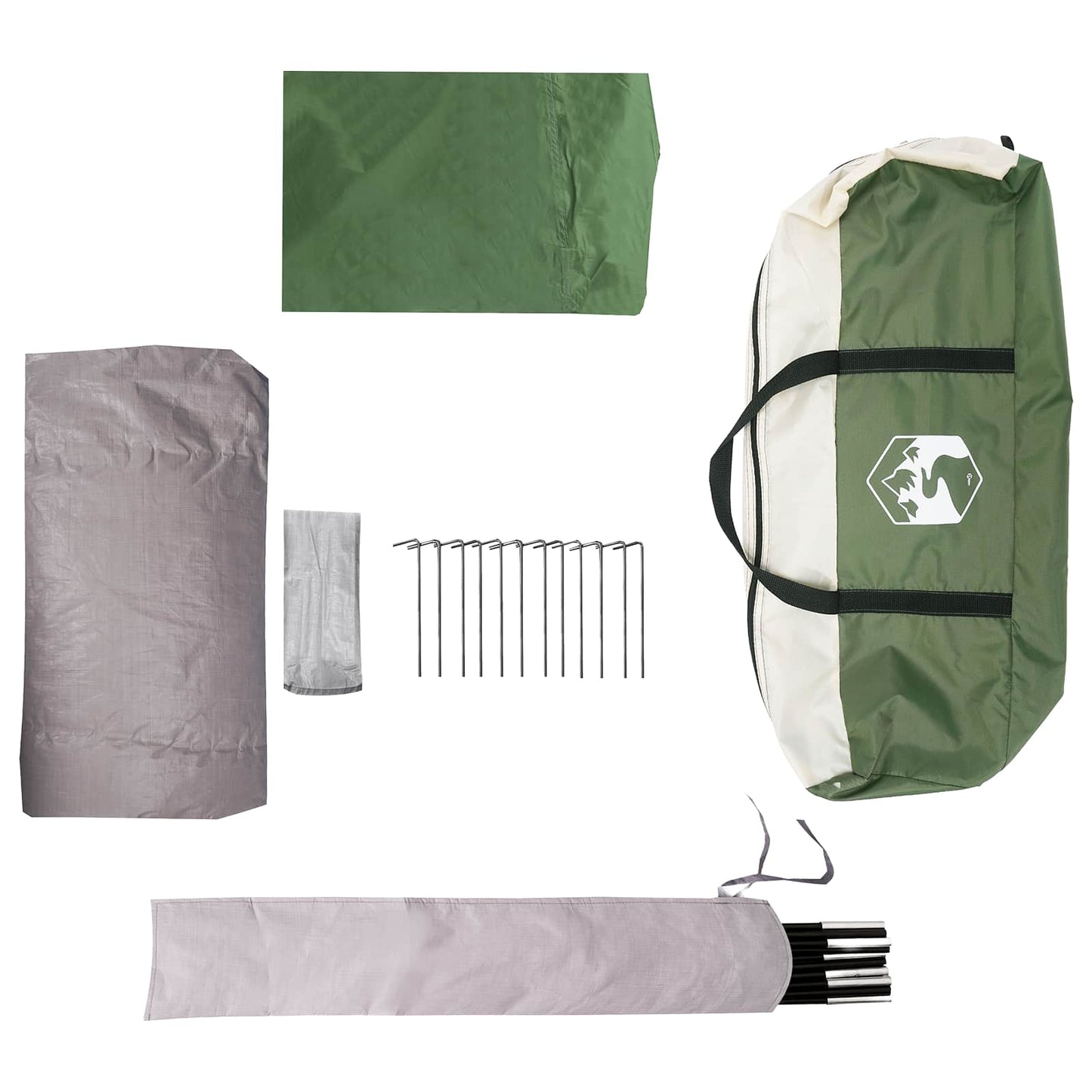 Dome Tent with Removable Rainfly Green 4-Person