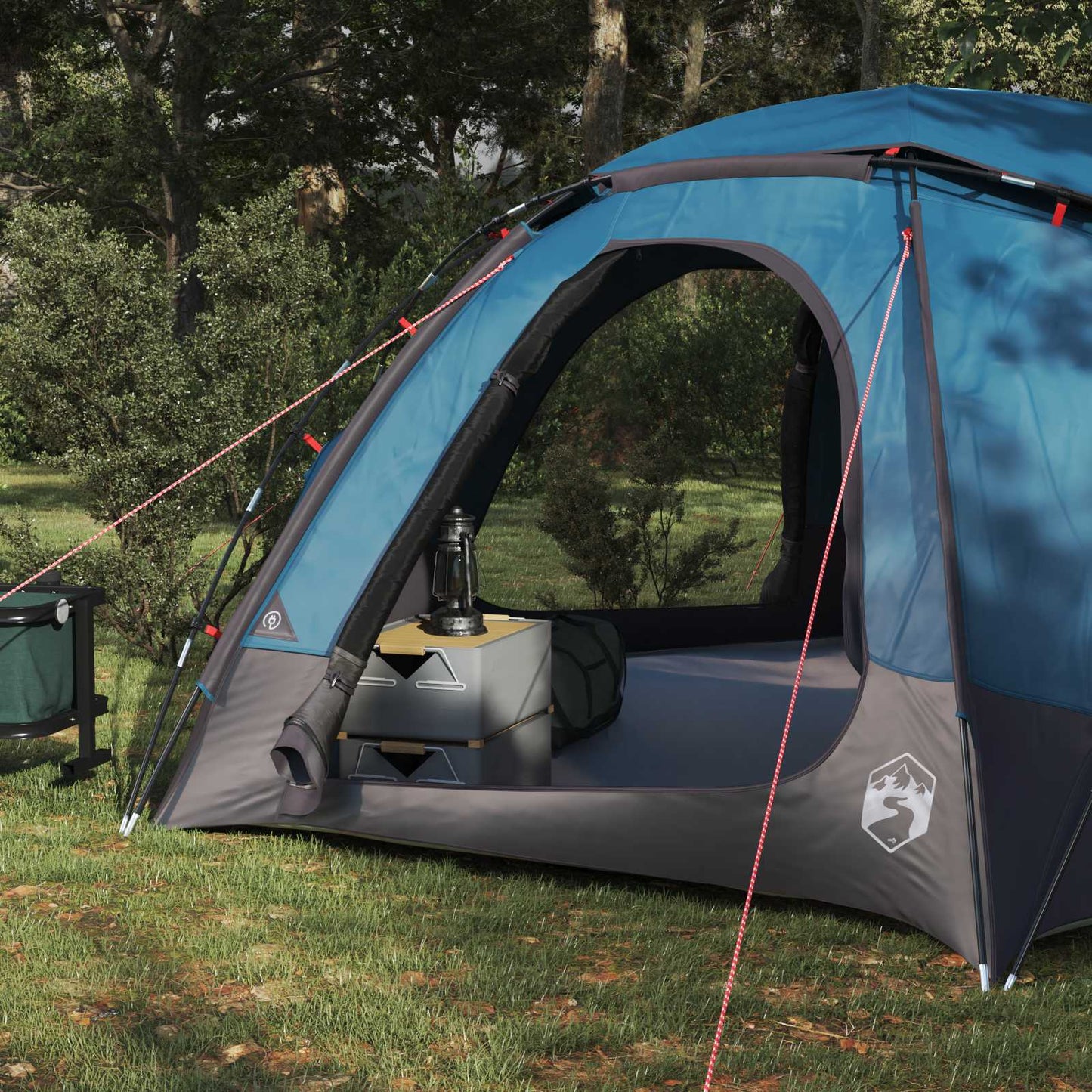 Dome Tent with Removable Rainfly Blue 4-Person