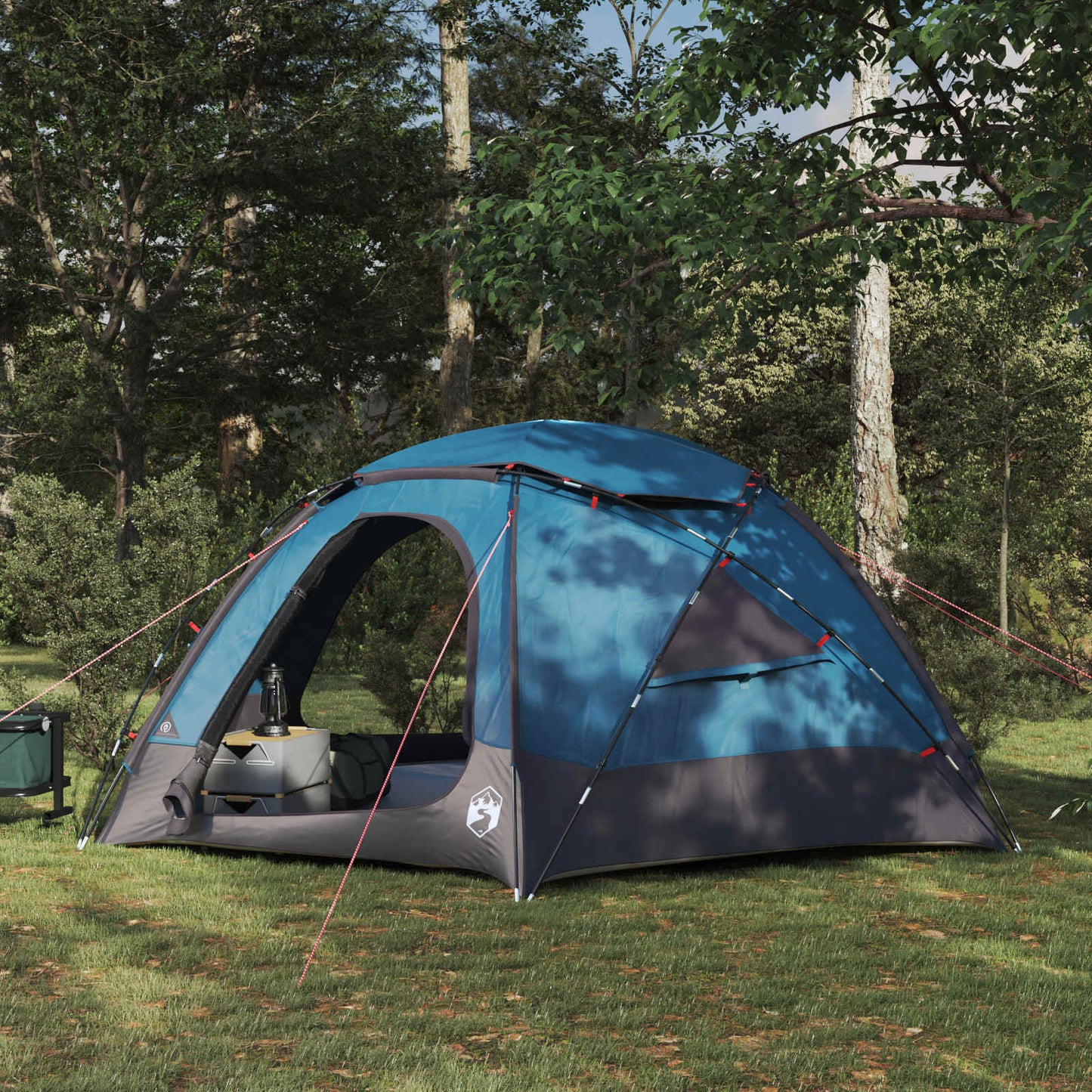 Dome Tent with Removable Rainfly Blue 4-Person