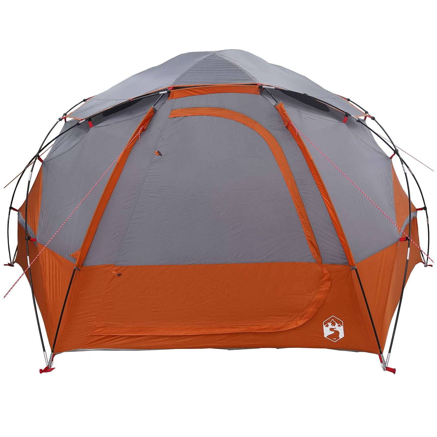 Dome Tent with Removable Rainfly Grey and Orange 4-Person