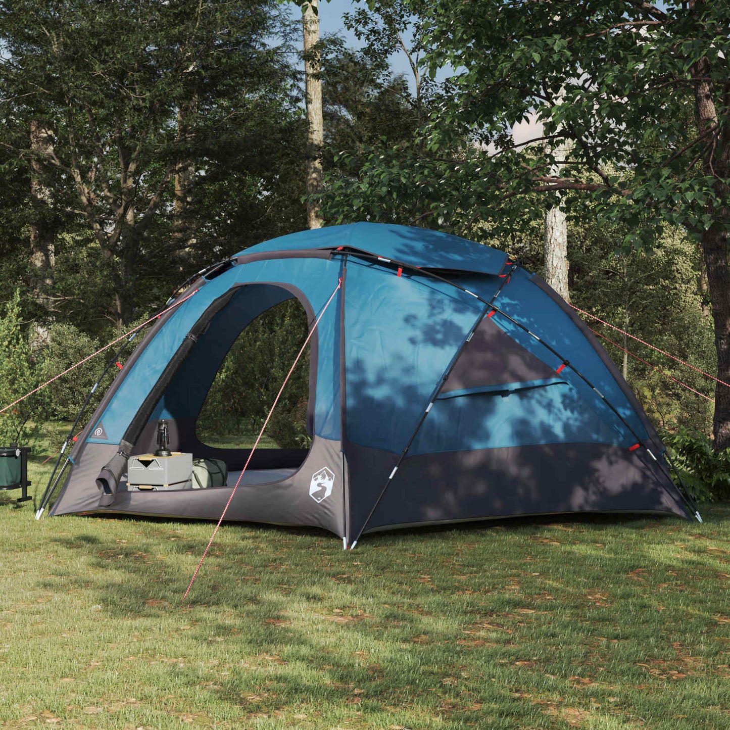 Dome Tent with Removable Rainfly Blue 12-Person