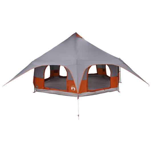 Family Tent 10-Person Grey and Orange