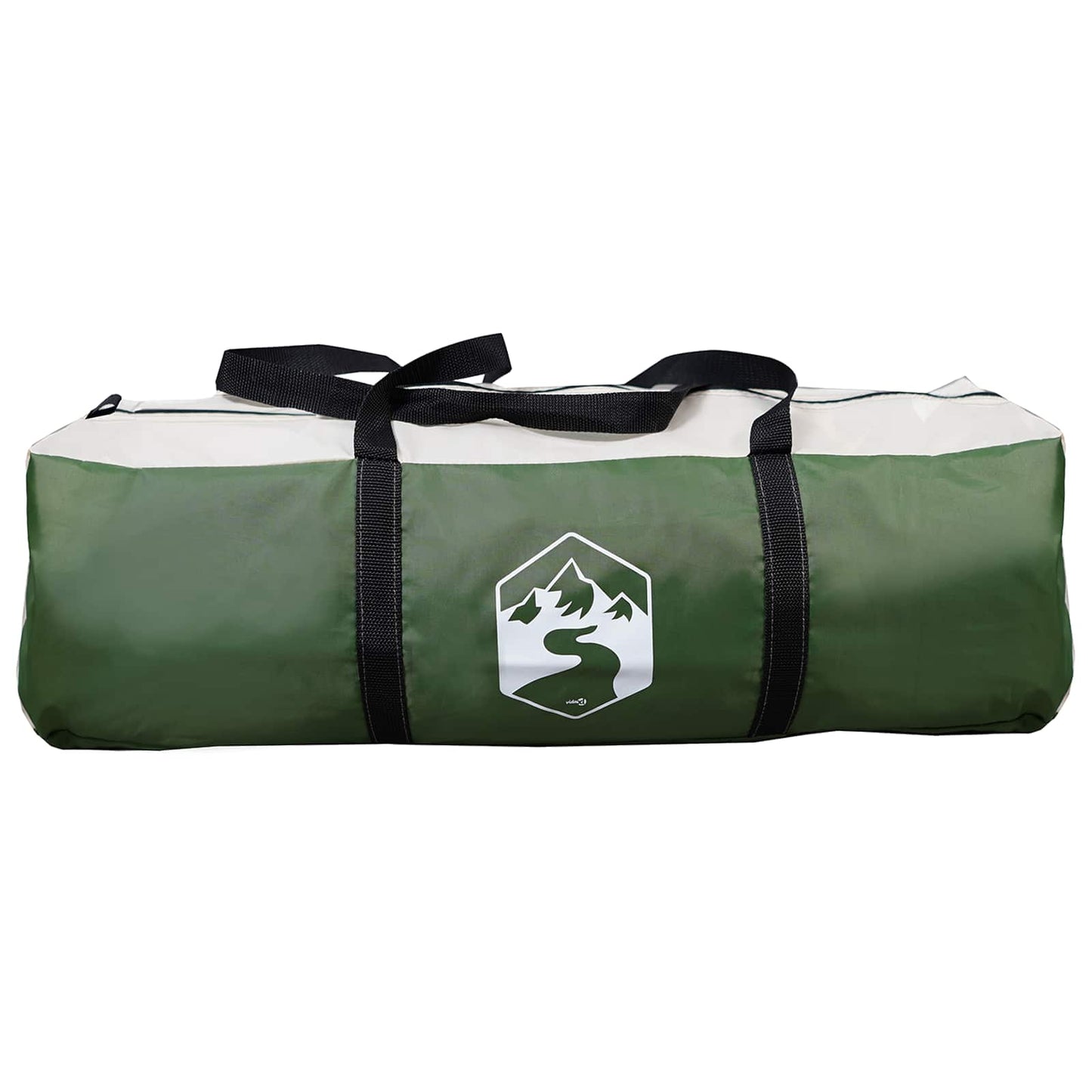 Family Tent Green 5-Person 185T Polyester with PU Coating