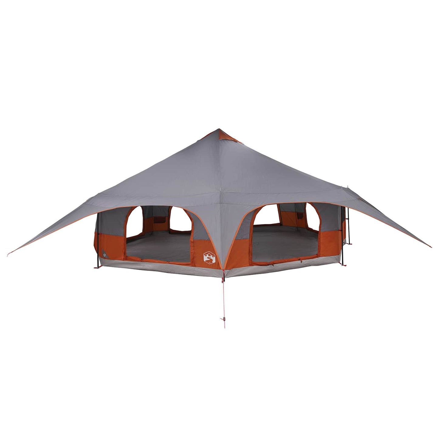 Family Tent Grey and Orange 18-Person
