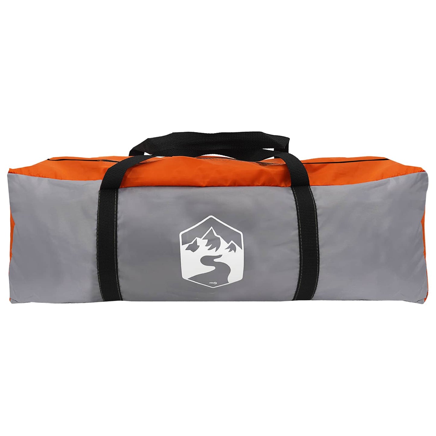 Tunnel Tent Grey and Orange 520 x 260 x 175 cm