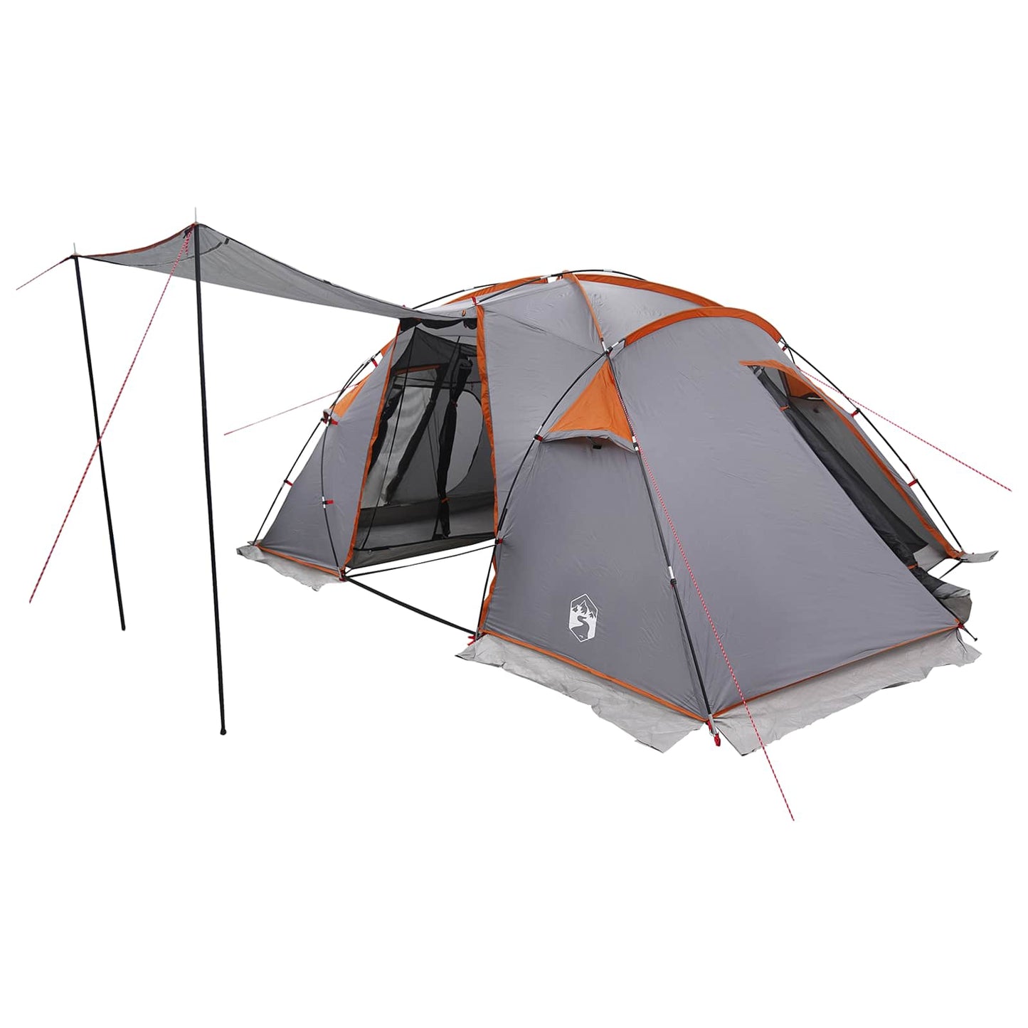 Tunnel Tent Grey and Orange 520 x 260 x 175 cm
