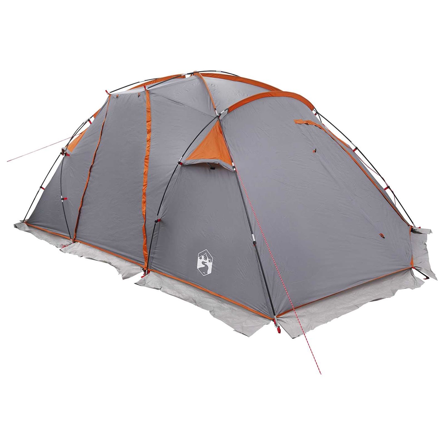 Tunnel Tent Grey and Orange 520 x 260 x 175 cm