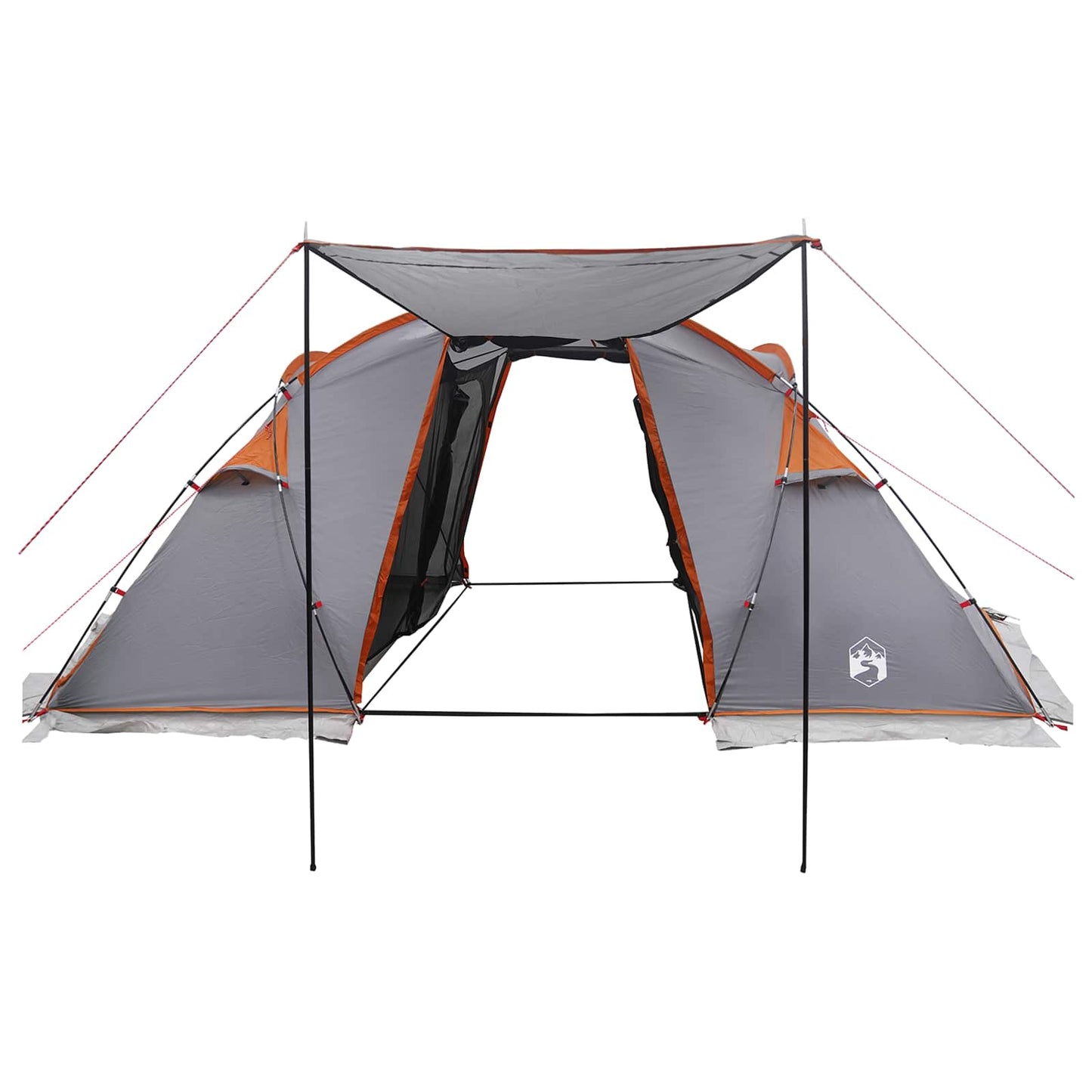 Tunnel Tent Grey and Orange 520 x 260 x 175 cm