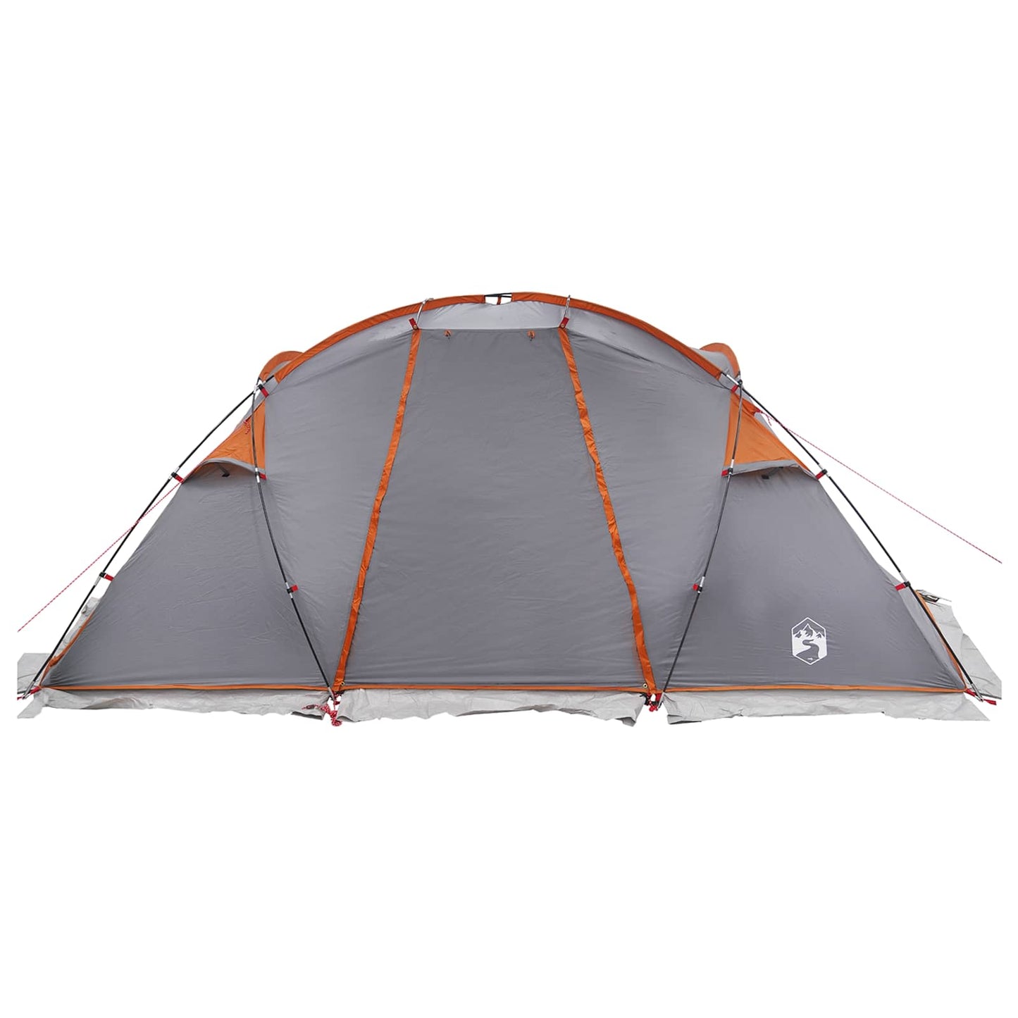 Tunnel Tent Grey and Orange 520 x 260 x 175 cm