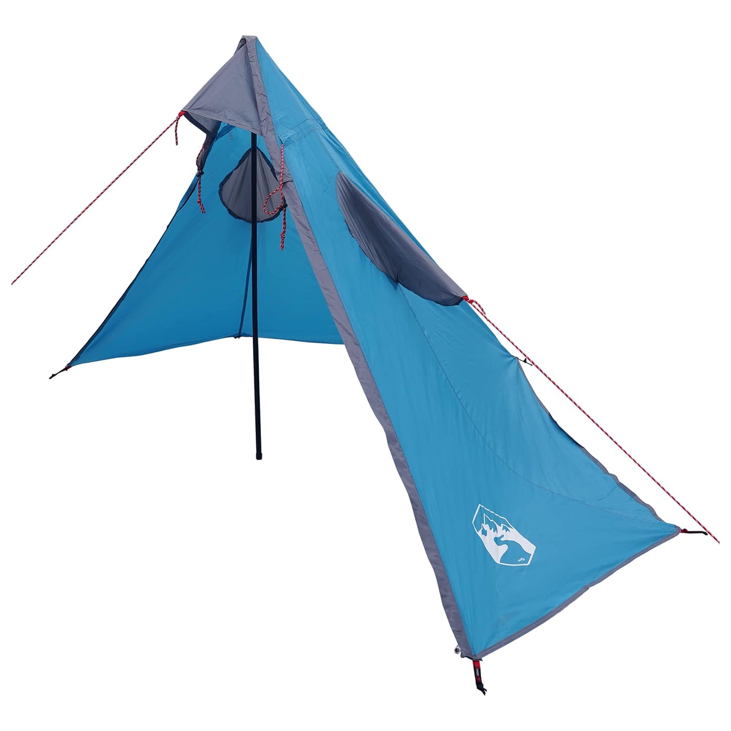 2-in-1 Rain Poncho with Hood Blue 262 x 126 x 130 cm